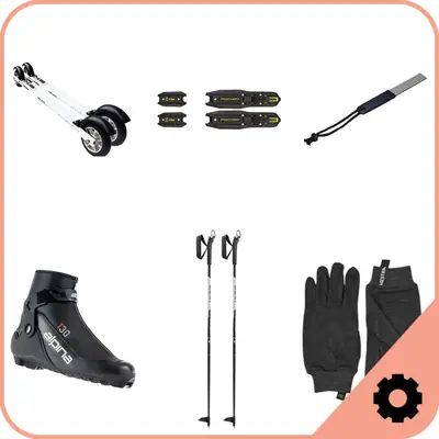 SkiGo Skate Roller Ski Package