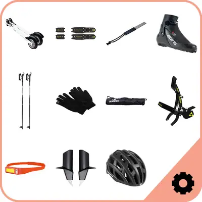 SkiGo Skate Roller Ski Pakket