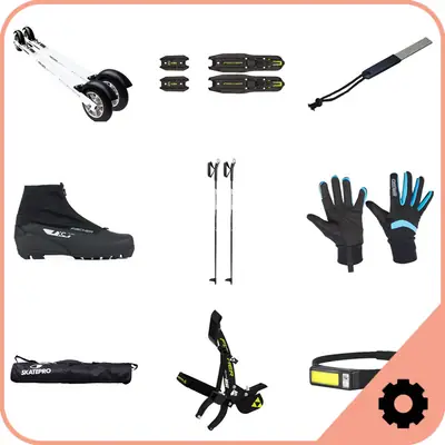 SkiGo Skate Roller Ski Package