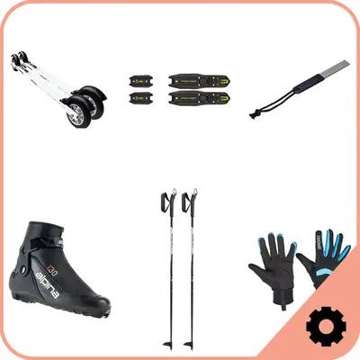 SkiGo Rullskidor Paket Skate