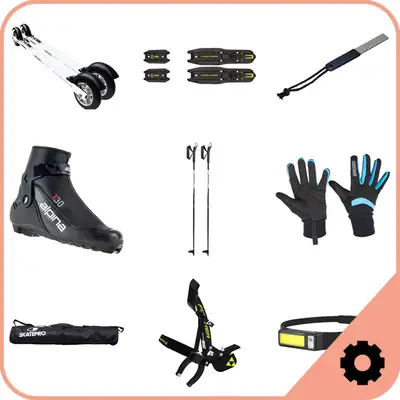 SkiGo Skate Roller Ski Set