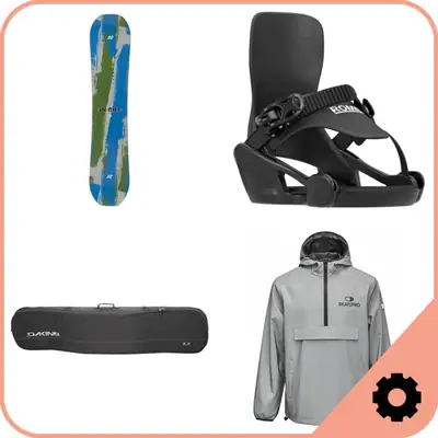 Snowboard Fijación y Mounting