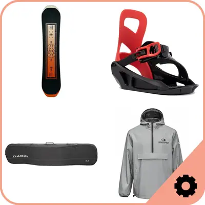 Snowboard Fixations et Montage