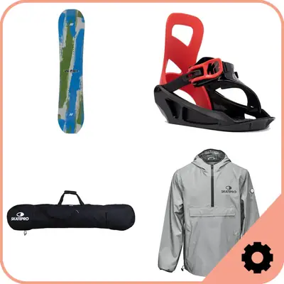 Snowboard Junior Fixations et Mounting