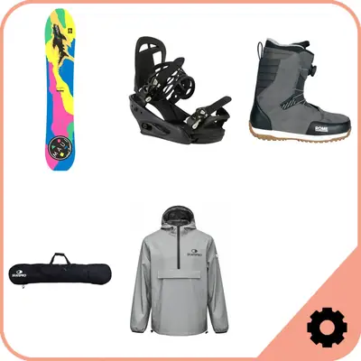 Snowboard paket builder