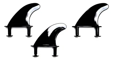 Softdog Skooldog Soft Top Thruster Surfboard Fins