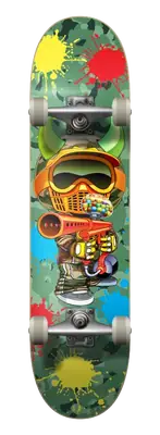 Speed Demons Paintballer Soft Top Skateboard Compleet