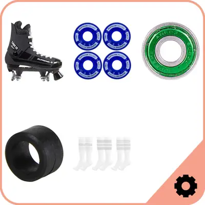 Supreme Turbo 33 Nylon Quad Roller skates