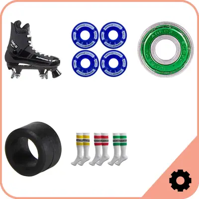 Supreme Turbo 33 Nylon Quad Roller skates