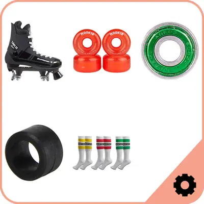 Supreme Turbo 33 Nylon Quad Roller skates