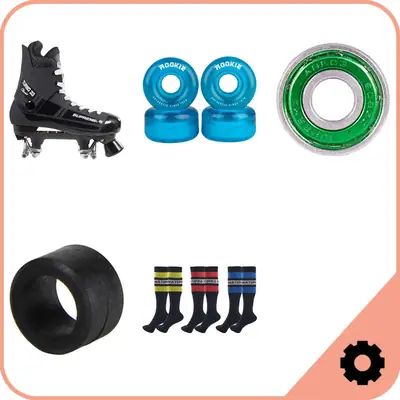 Supreme Turbo 33 Nylon Quad Roller skates