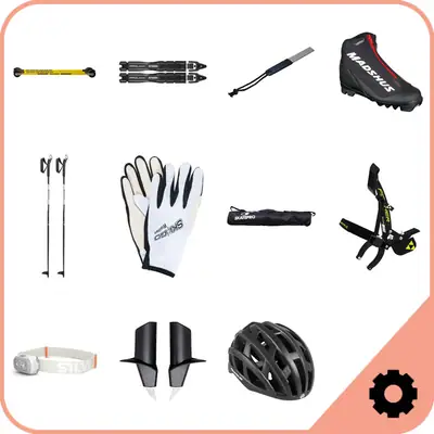 Swenor Classic Roller Ski Set