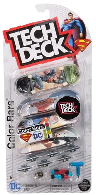 Tech Deck Fingerboards Skate 4 Pack Multipack - Superman