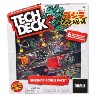 Tech Deck Godzilla Sk8shop Bonus Pack Fingerboards