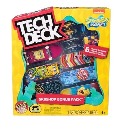Tech Deck Spongebob Sk8shop Bonus Pack fingerboards