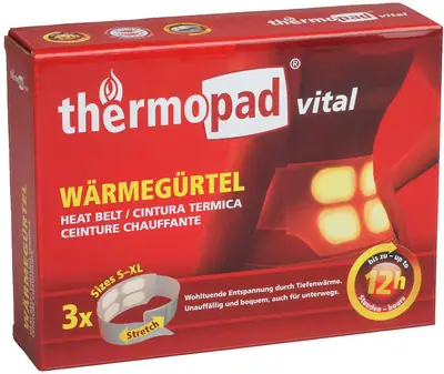 Thermopad Wärmegürtel 3-Pack