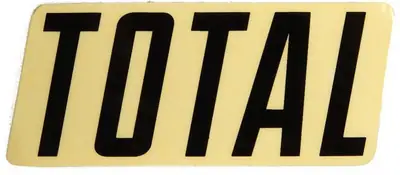 Total BMX New Style Logo Klistremerke