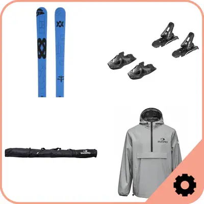 Twintip Skidor Paket