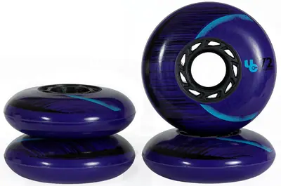 Undercover Cosmic Inline Skate Wheels 4-Pack