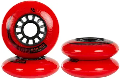 Undercover Raw Inline Skate Wheels 4-Pack