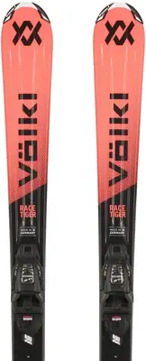 Völkl Racetiger Jr + 7.0 Vmotion Junior Skis