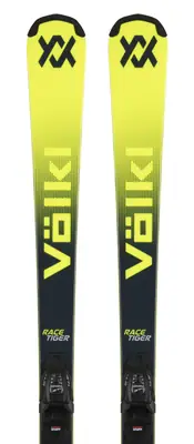 Völkl Racetiger Jr Pro + 7.0 VMotion Narty Dla Dzieci