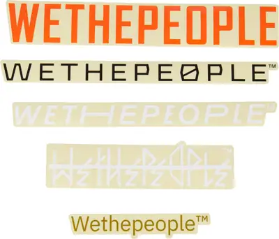 Wethepeople 4BIG 2020 Klistermærkepakke