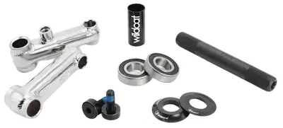 Wildcat BMX 3-Piece Crank Kit