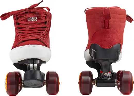 Red NEW Chaya Park Skates Karma Size 11 Quad Roller Skate Set Complete Black 