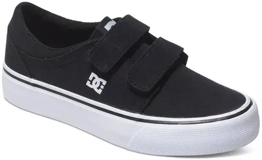 DC Shoes Trase Velcro Kids Skate Shoes 