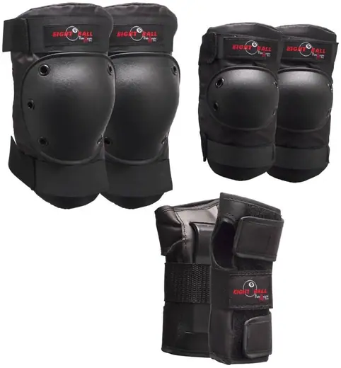 Pick from 3 Colors and 4 Sizes Classic Sport Knee/Elbow Pads Free Shipping! 