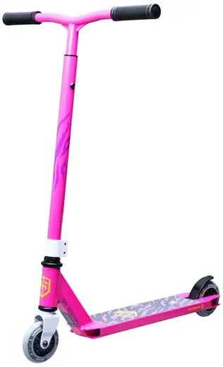 Grit Atom Pink 2021 Complete Childrens Pro Stunt Scooter 2 Height Bar 