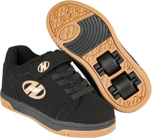koppeling controleren Voel me slecht Heelys Dual Up Zwart/Gum Schoenen Met Wieltjes | SkatePro