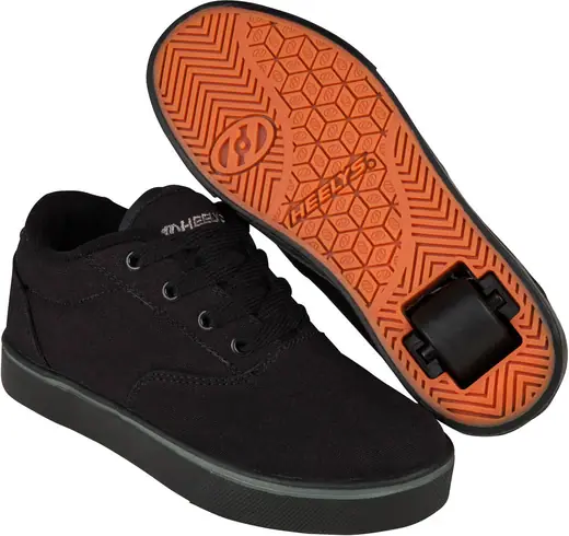 Heelys Launch Black Shoes With Wheels 