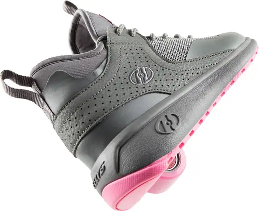 Heelys Piper Grey/Pink Shoes With 