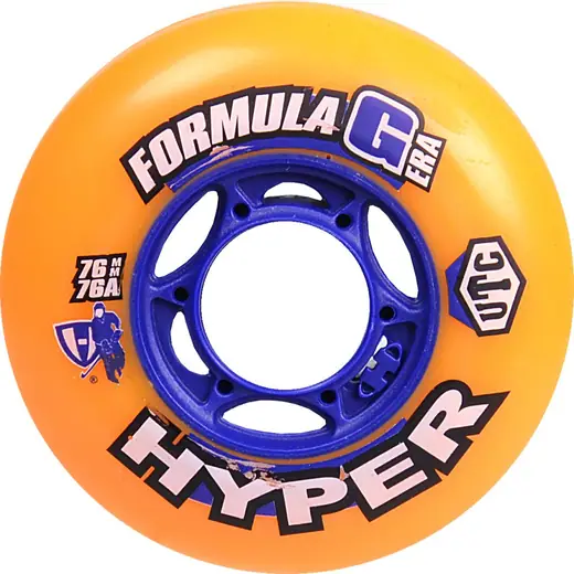 NEW Hyper Wheels Formula G Indoor Inline Skate Hockey Wheels 72mm 76A NEW 