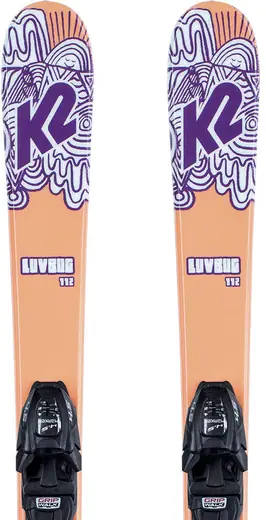K2 Luv Bug Kids Skis + 4.5 FDT Bindings | SkatePro