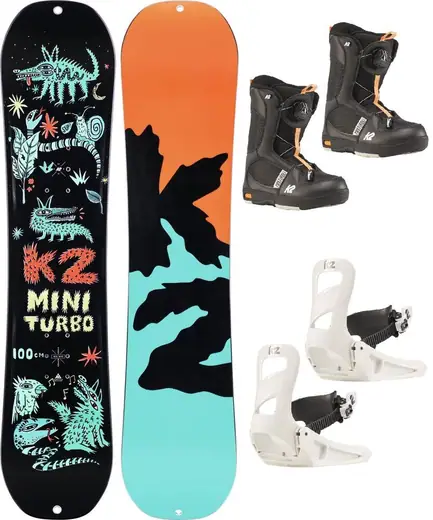 K2 Mini Turbo Dla dzieci Snowboard Zestaw | SkatePro