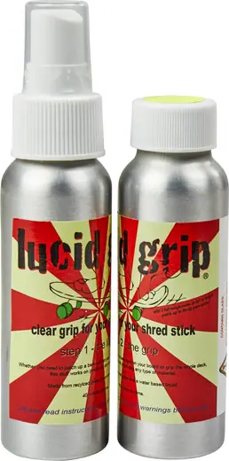 Spray on Clear Grip Tape by Lucid for Longboards and Skateboard Clear Grip Kit 