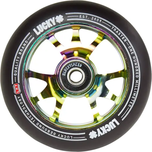 1-Count Lucky Scooter Toaster Pro Scooter Wheel 