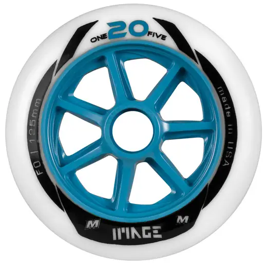 Matter One20five NEW! F0 inline skating wheels...set of 6 125 mm 