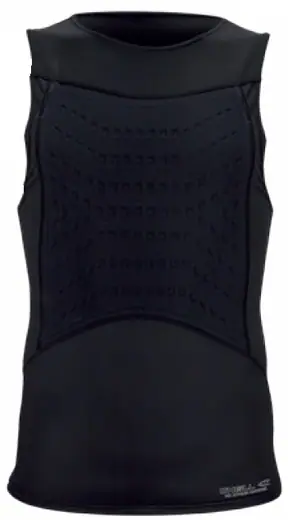 Black//Black ONeill Wetsuits Mens Hyperfreak Rib Cage Vest