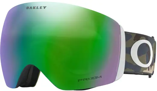 Oakley Flight Deck Army Camo Prizm Jade Ski Goggles