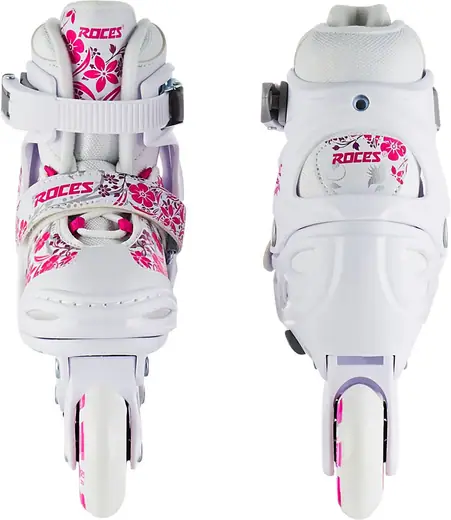 Roces Compy 8.0 Girls Inline Skates Girls White-Violet Inline-Skates Compy 8.0 