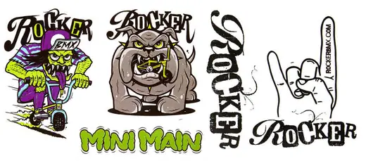 Rocker RKR Scooter 18 Stunt Scooter Griptape Tattoo