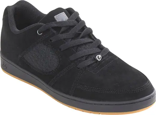 Es Accel Slim Black/Black/Black Skate Shoes 