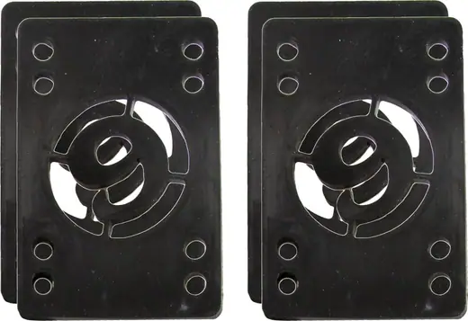 Sector 9 Shock Pads with 1/8-Inch Riser Black Set of 4 