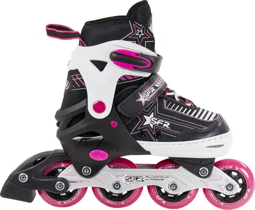 SFR Kinder Inline Skates-Pulsar verstellbar pink 