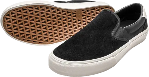 suede slip on skate shoes