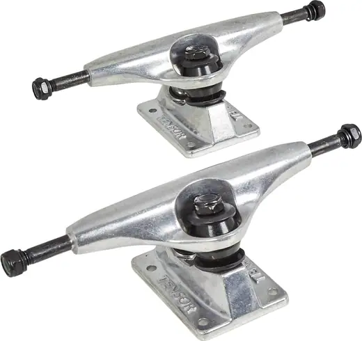 Ride with these awesome trucks Set of 2 Tensor Reg Alloy  Skateboard Trucks 